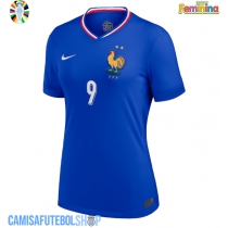 Camisa de time de futebol França Olivier Giroud #9 Replicas 1º Equipamento Feminina Europeu 2024 Manga Curta